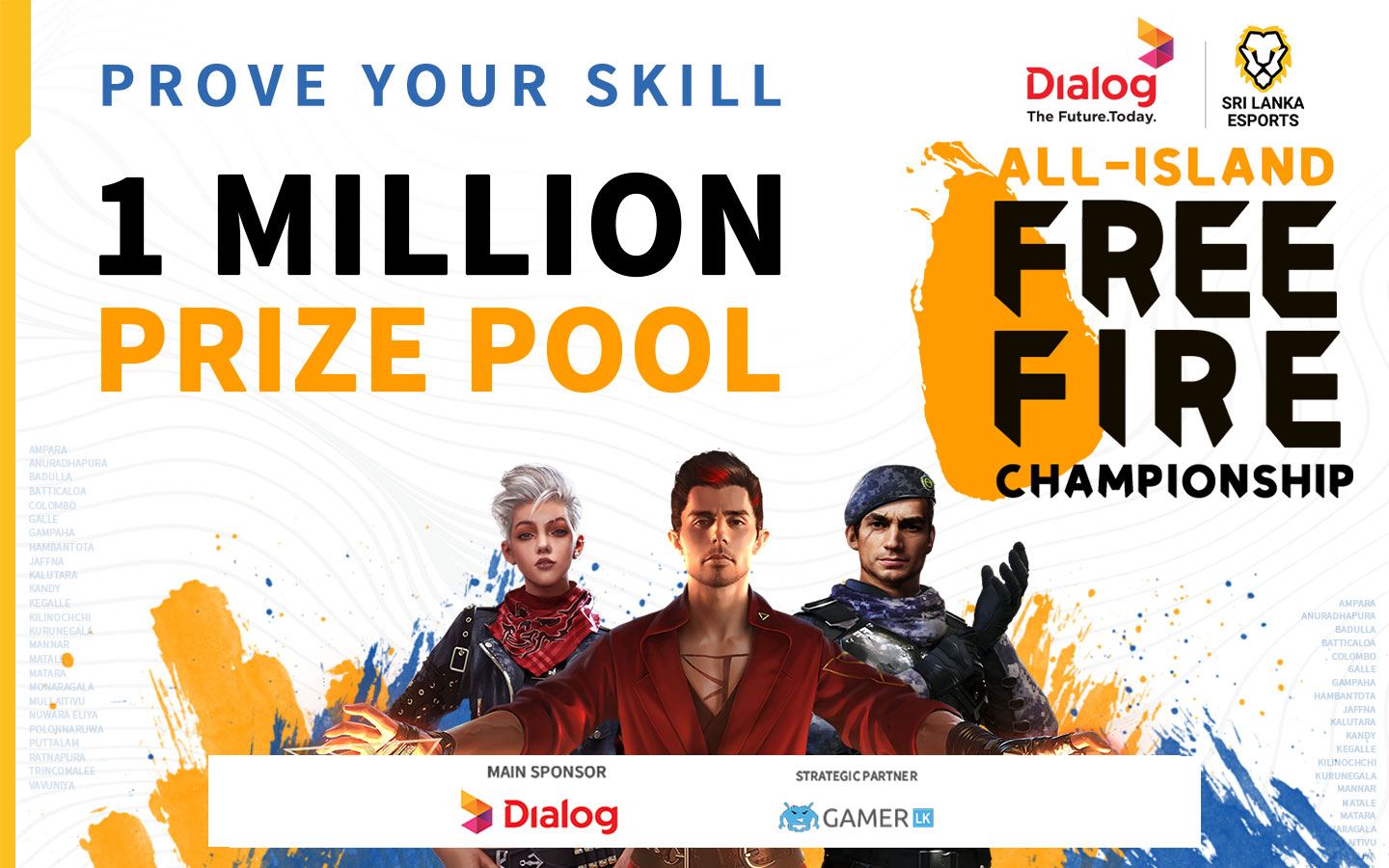 DIALOG-SLESA All-island Free Fire Championship '22 by Sri Lanka Esports  Association